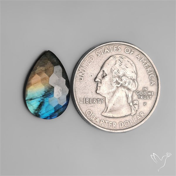 Honeycomb Cut Labradorite