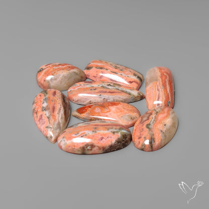 Orange Moroccan Seam Agates Lot