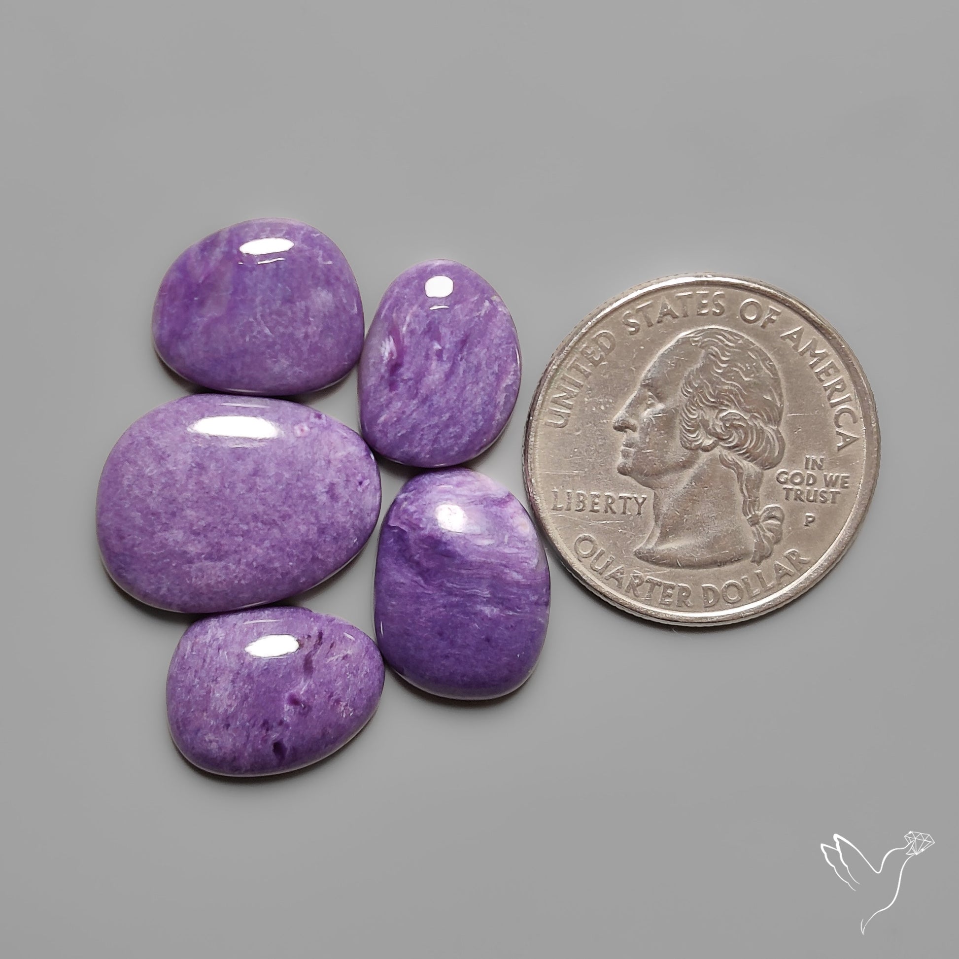 Gem Charoites Plain and Clear Lot