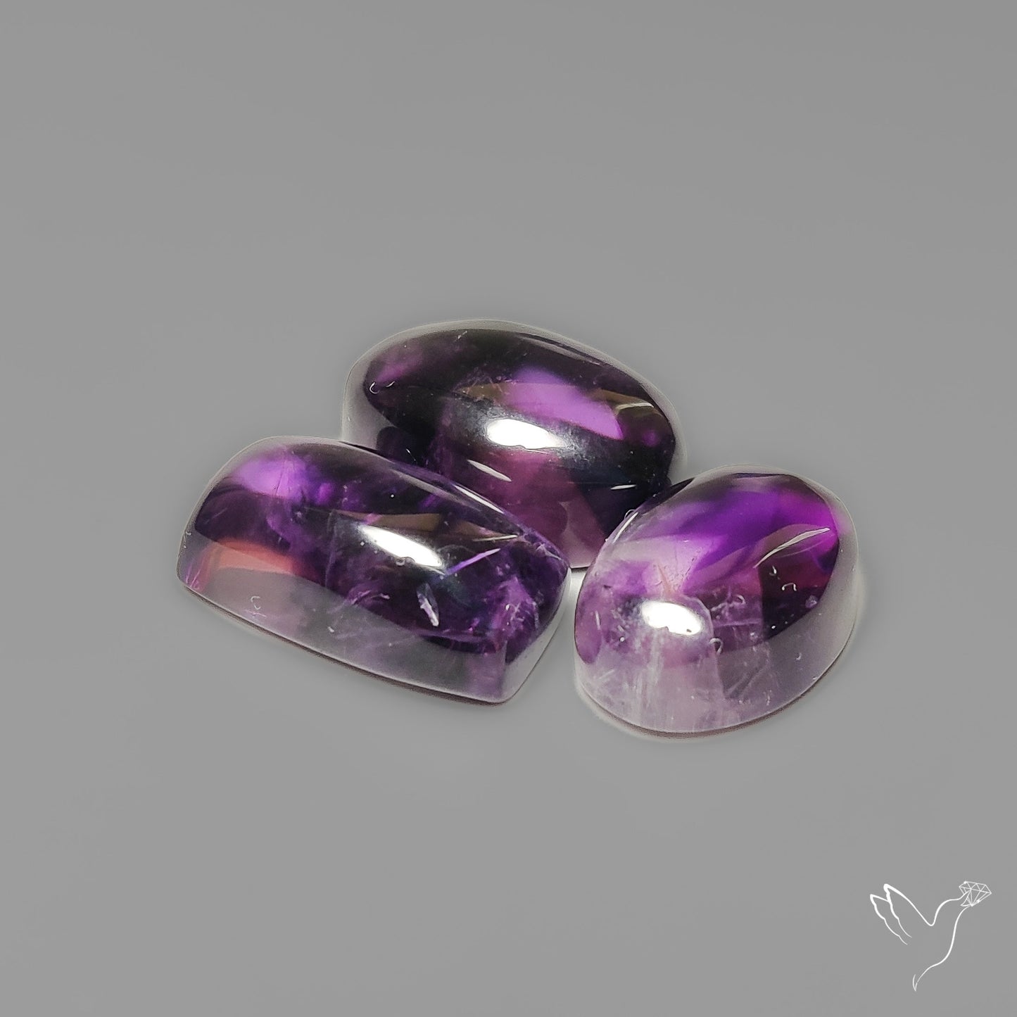 Gemmy Trapiche Amethysts Lot