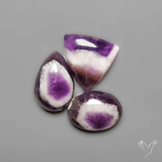 Chevron Amethysts Lot