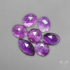 Rose Cut Amethysts Lot