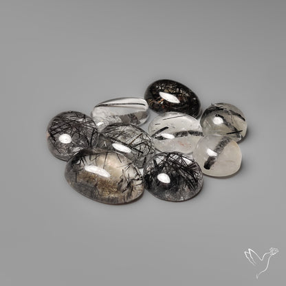 Black Tourmalinated Quartz Lot