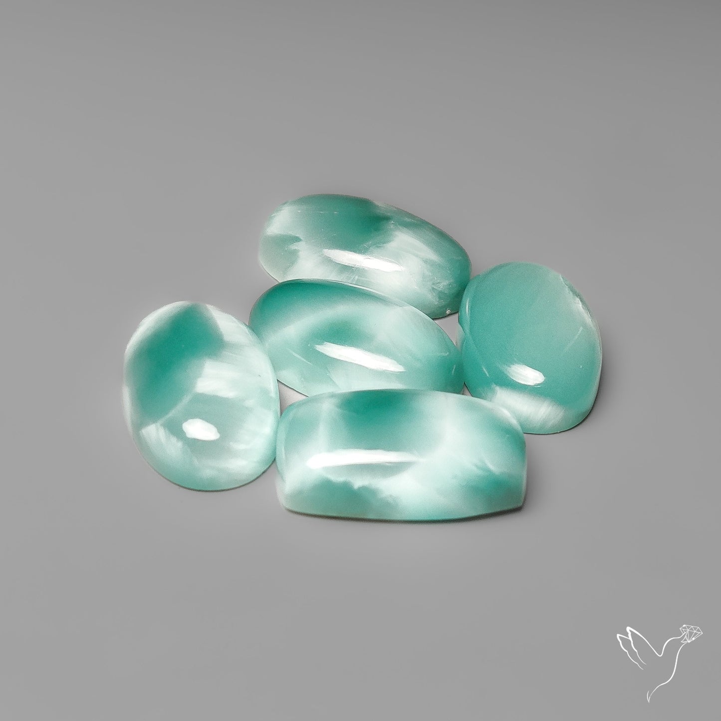 Hemimorphite Cabochons Lot