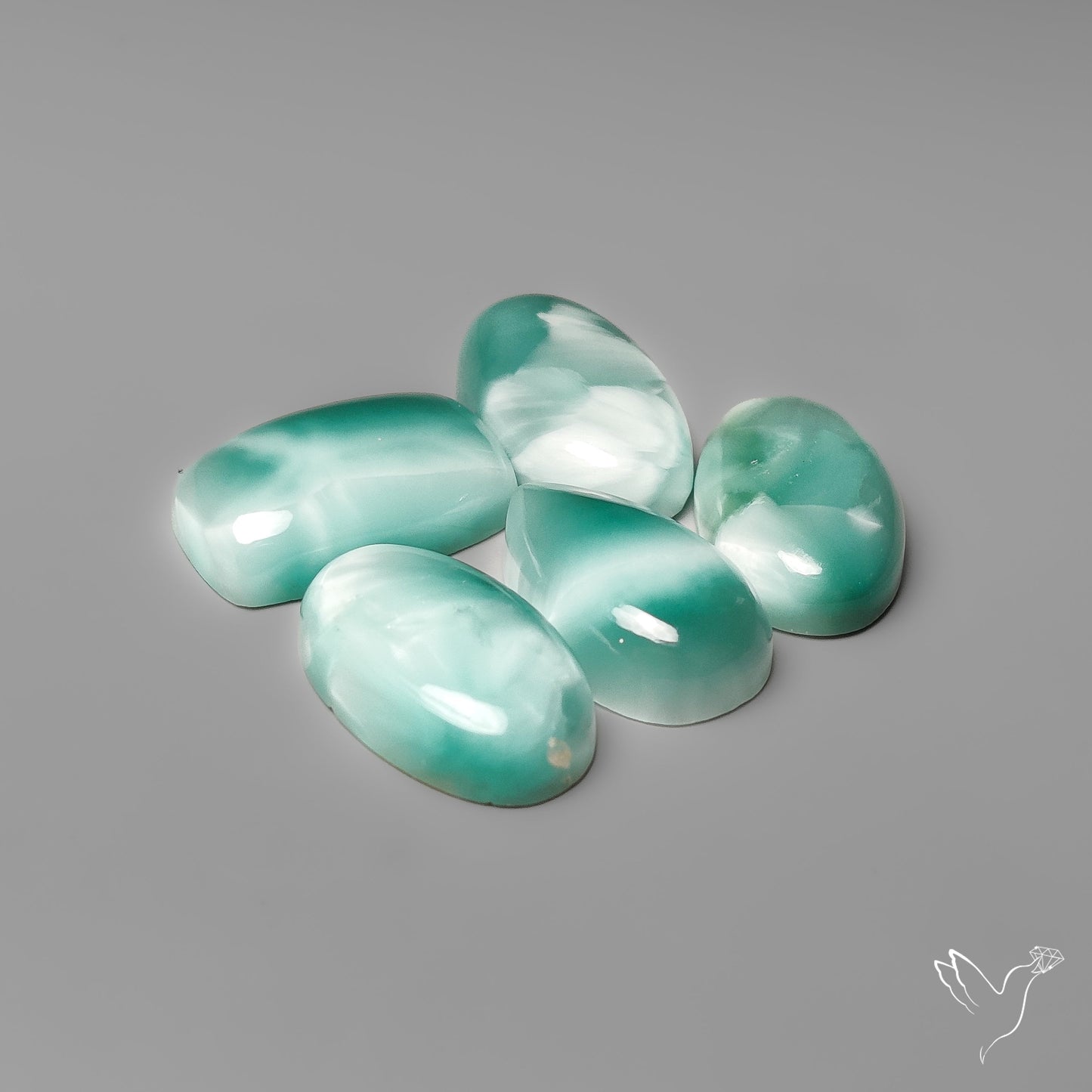 Hemimorphite Cabochons Lot