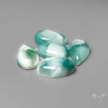 Hemimorphite Cabochons Lot