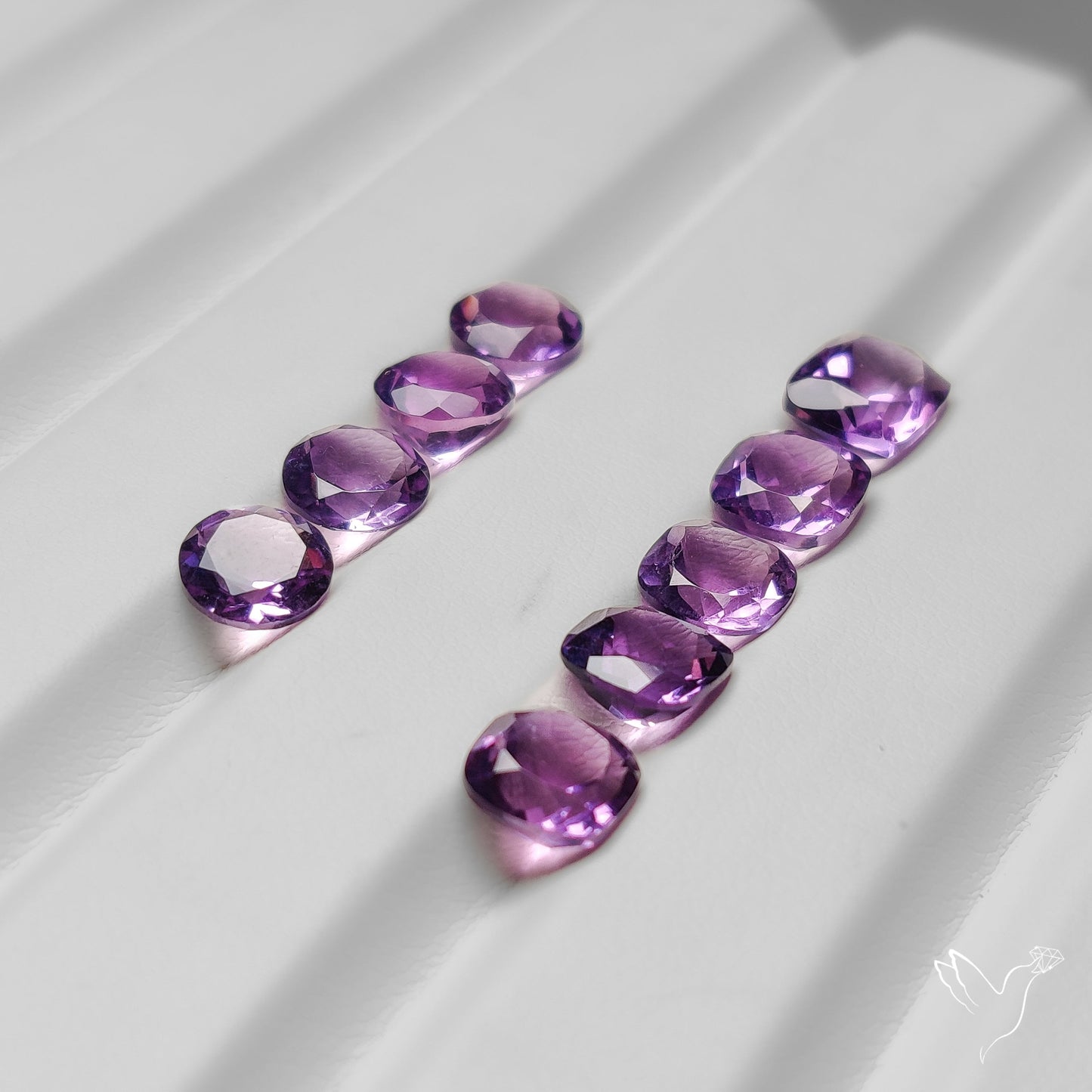 Faceted Amethysts Lot