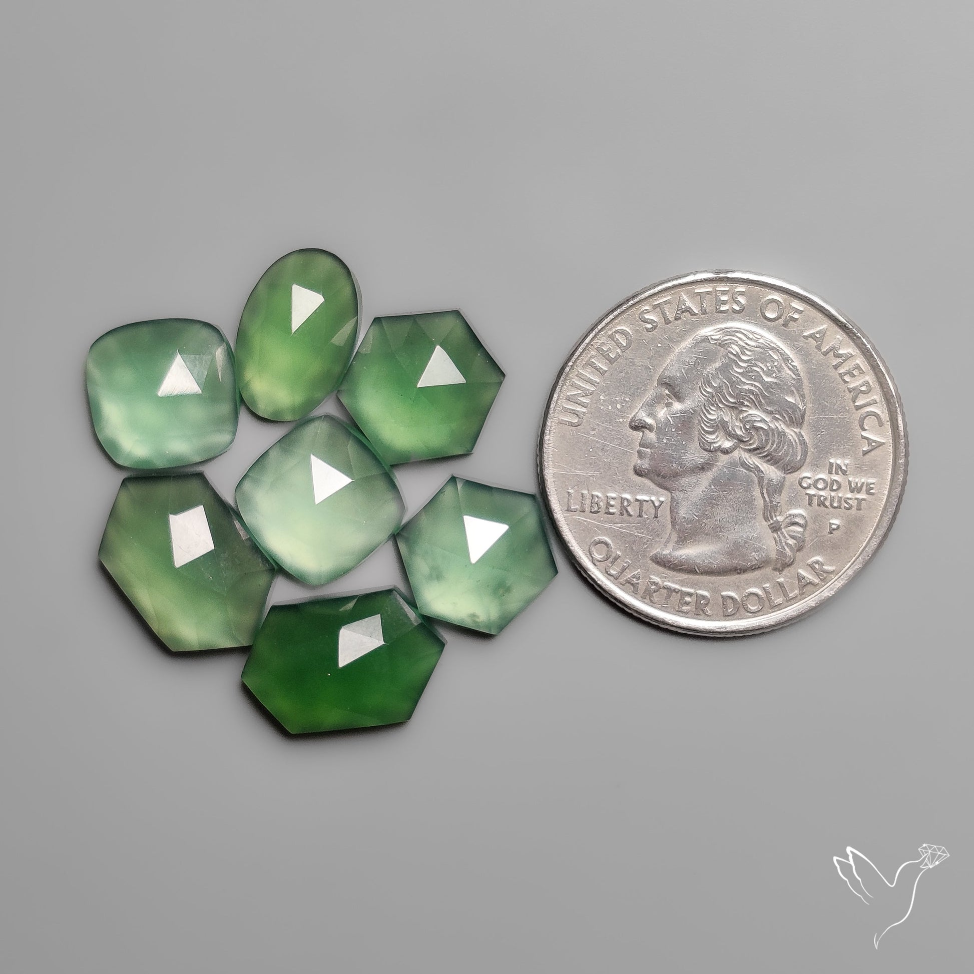 Rose Cut Gemmy Serpentines Lot