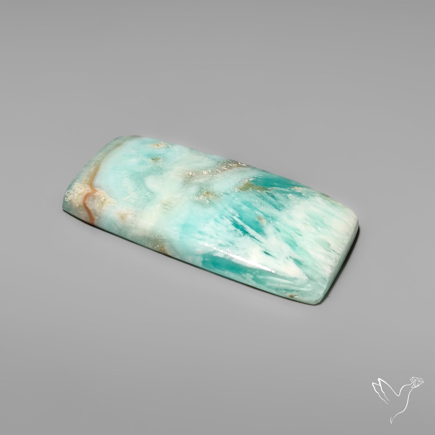Caribbean Calcite With Aragonite Cabochon