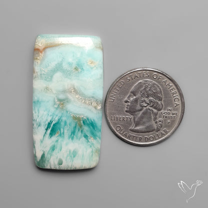 Caribbean Calcite With Aragonite Cabochon