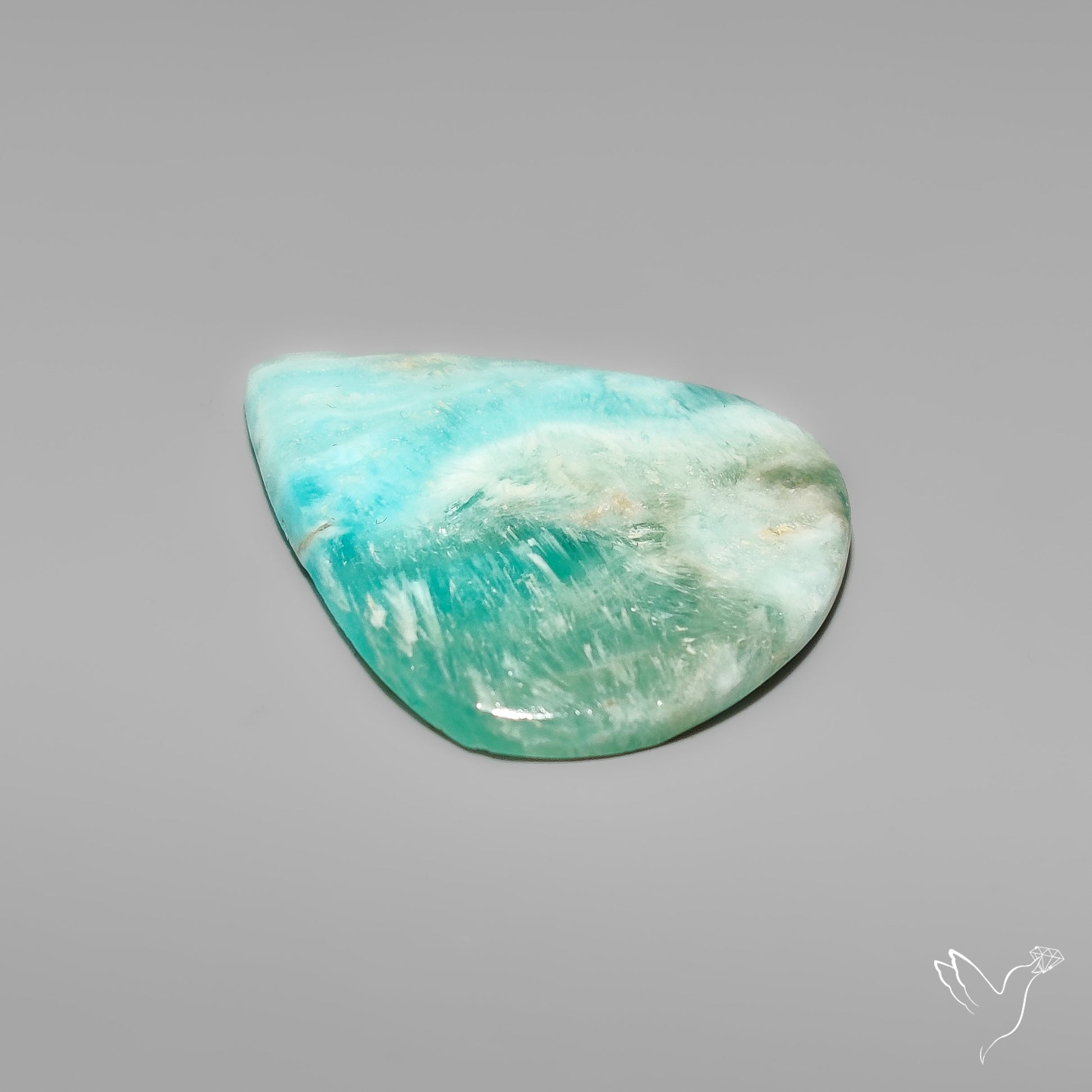 Caribbean Calcite With Aragonite Cabochon