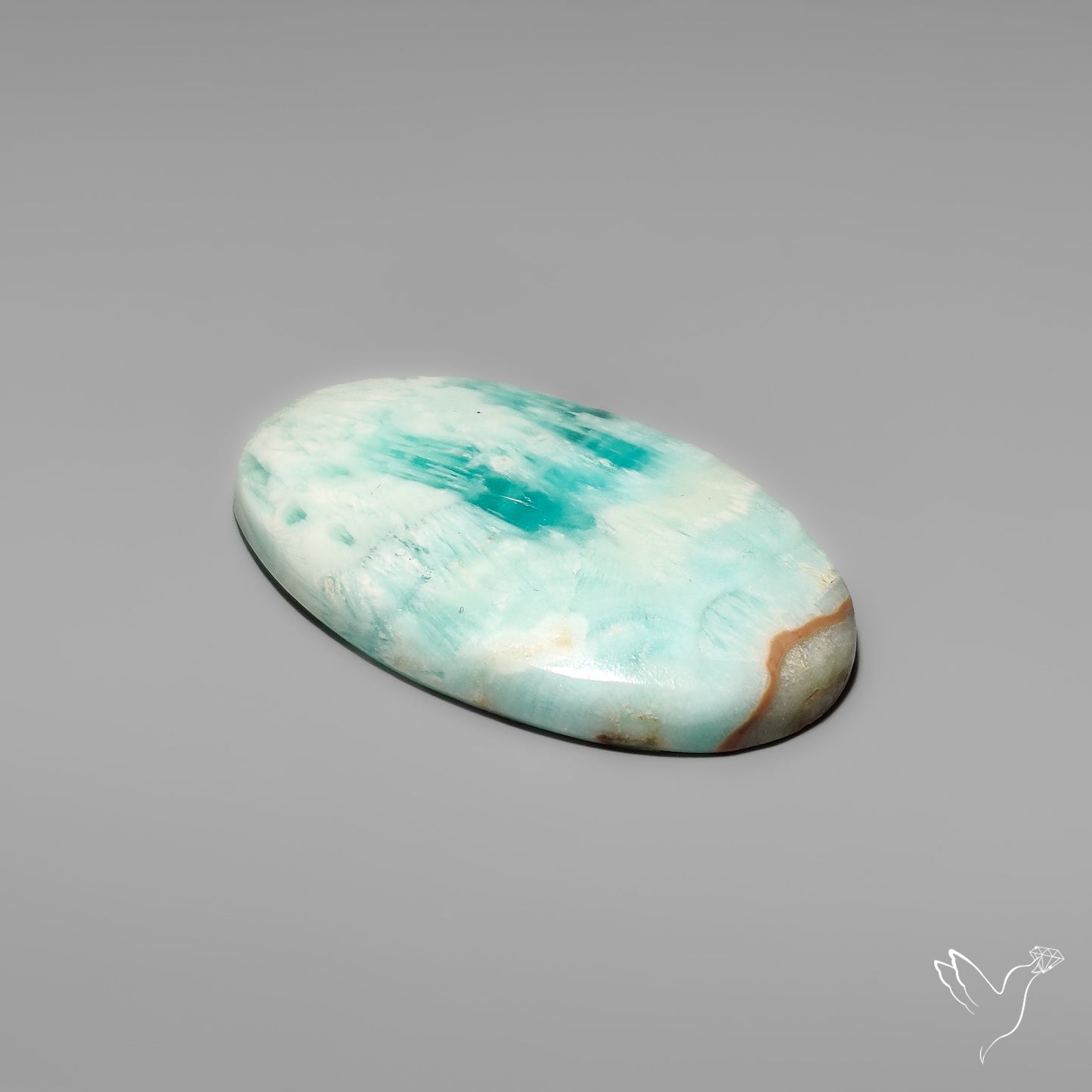 Caribbean Calcite With Aragonite Cabochon