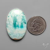 Caribbean Calcite With Aragonite Cabochon