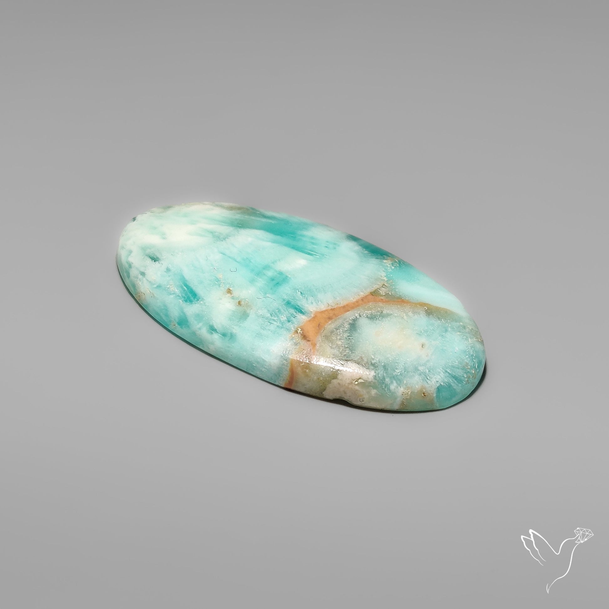 Caribbean Calcite With Aragonite Cabochon