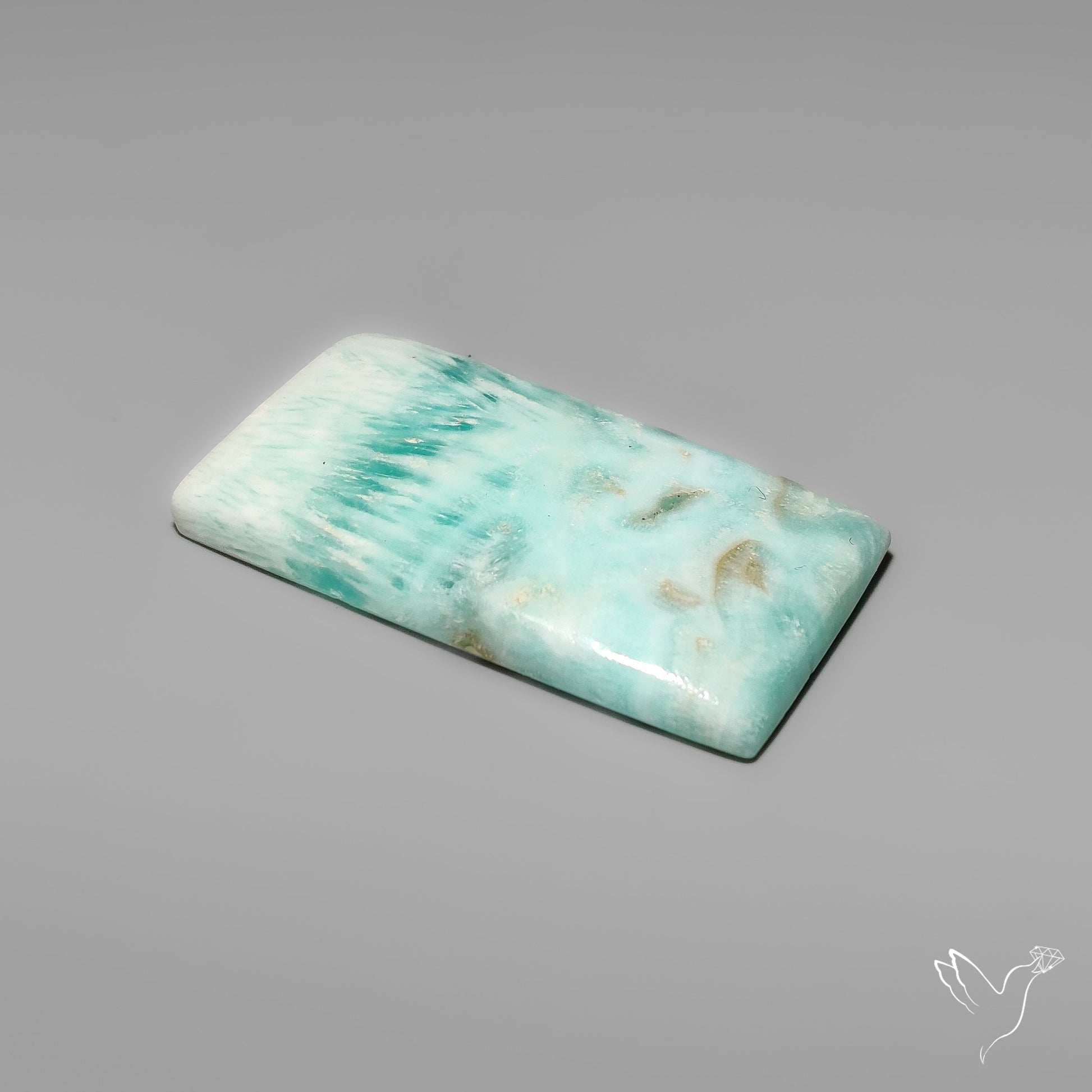 Caribbean Calcite With Aragonite Cabochon