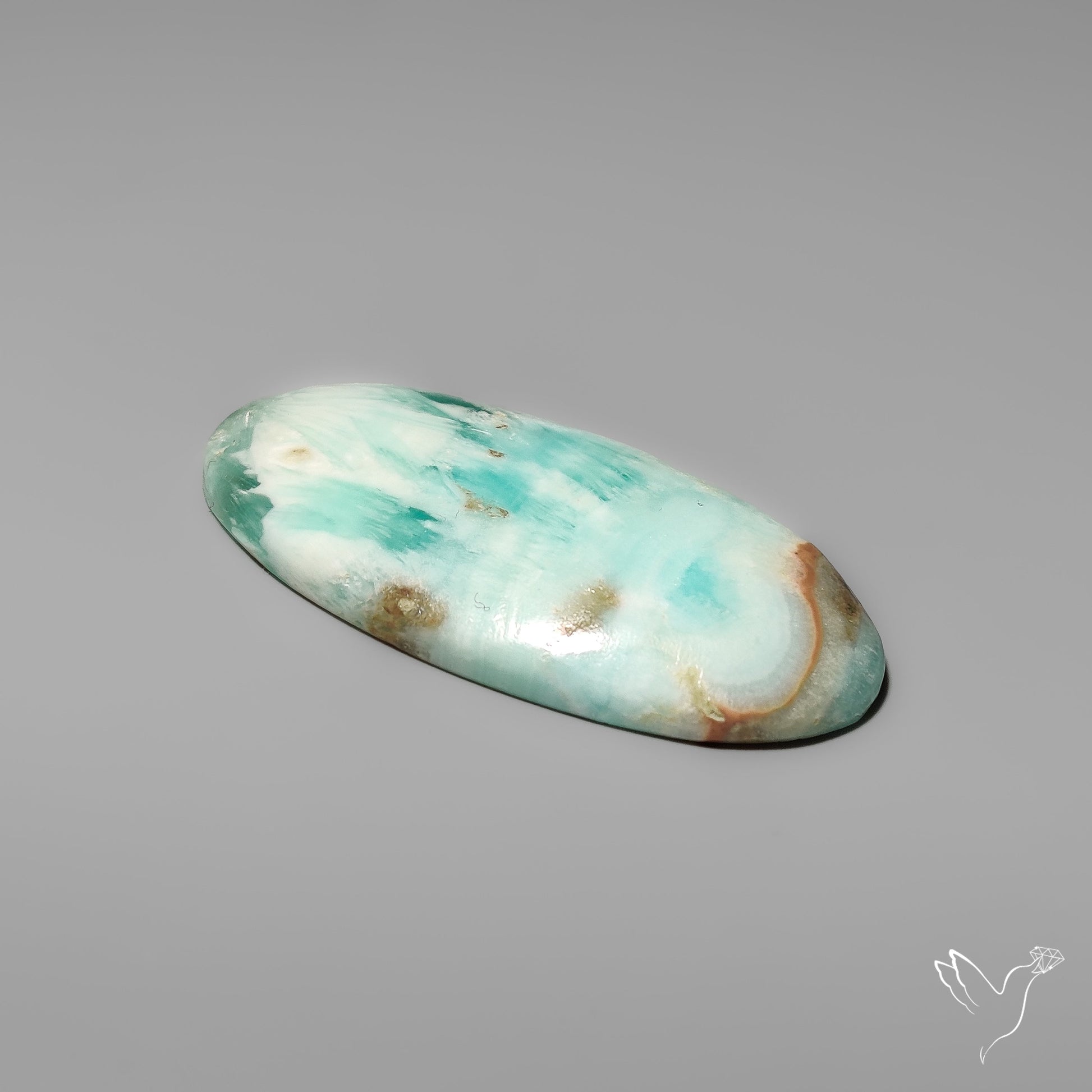 Caribbean Calcite With Aragonite Cabochon
