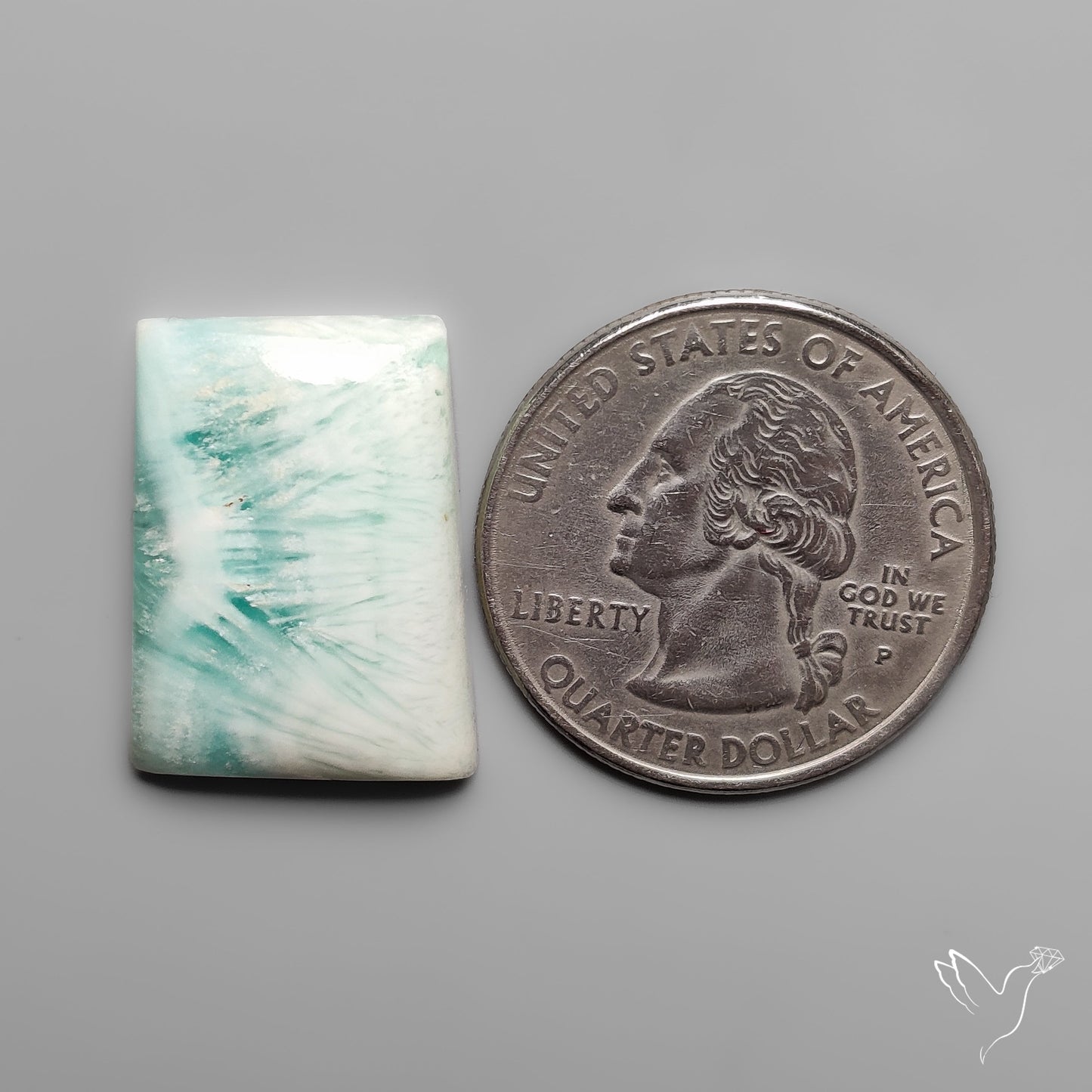 Caribbean Calcite With Aragonite Cabochon