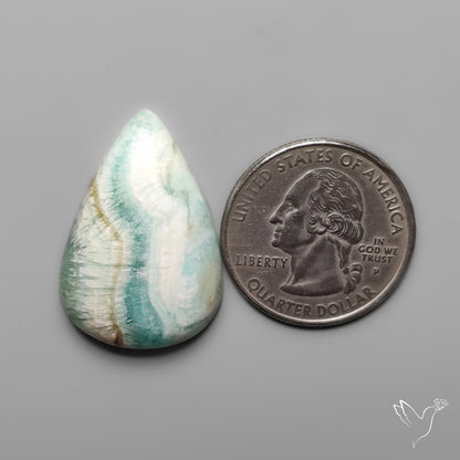 Caribbean Calcite With Aragonite Cabochon