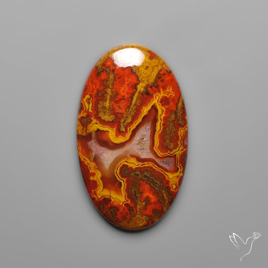 Moroccan Seam Agate Cabochon