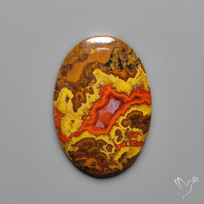Moroccan Seam Agate Cabochon
