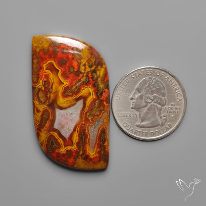 Moroccan Seam Agate Cabochon