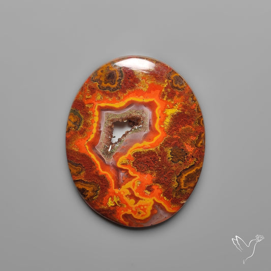 Moroccan Seam Agate Cabochon