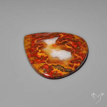 Moroccan Seam Agate Cabochon
