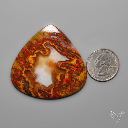 Moroccan Seam Agate Cabochon