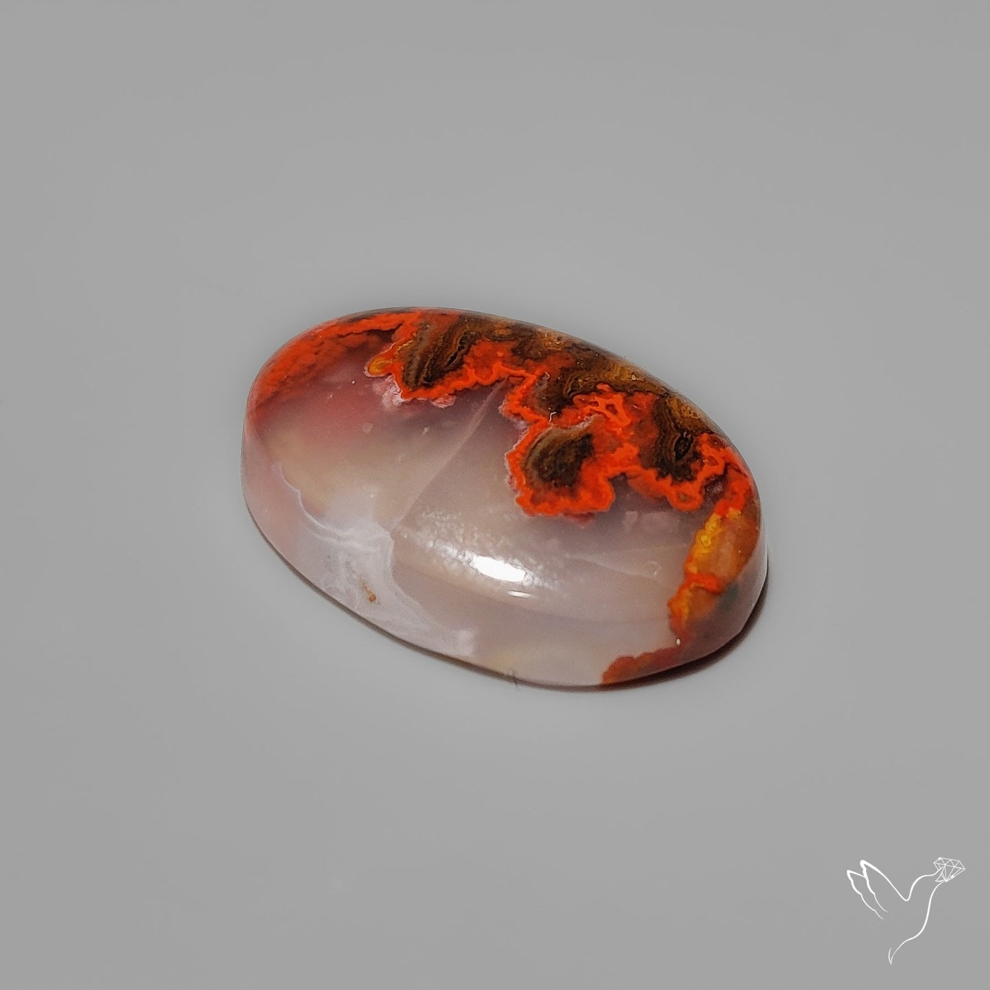 Moroccan Seam Agate Cabochon