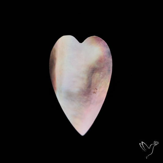 Mother Of Pearl Heart Carving