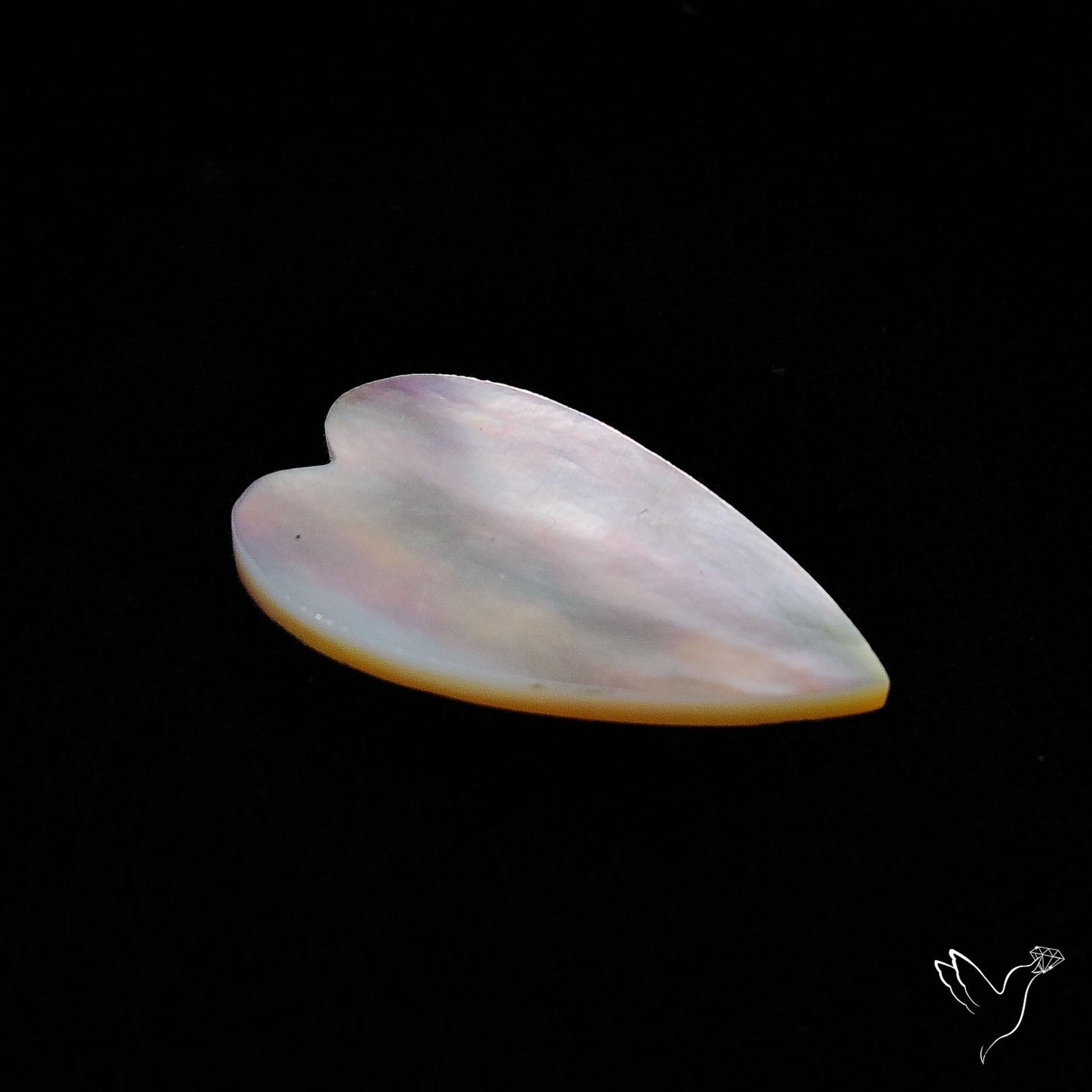 Mother Of Pearl Heart Carving
