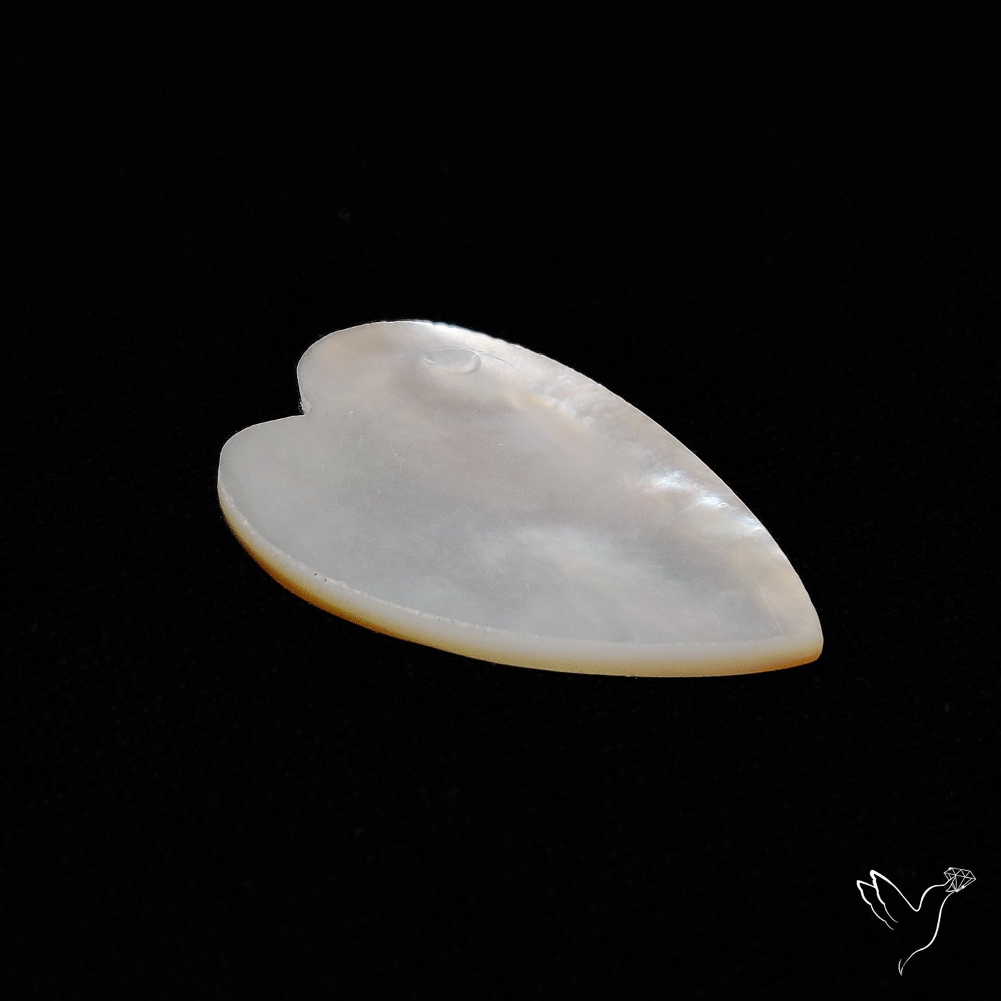 Mother Of Pearl Heart Carving