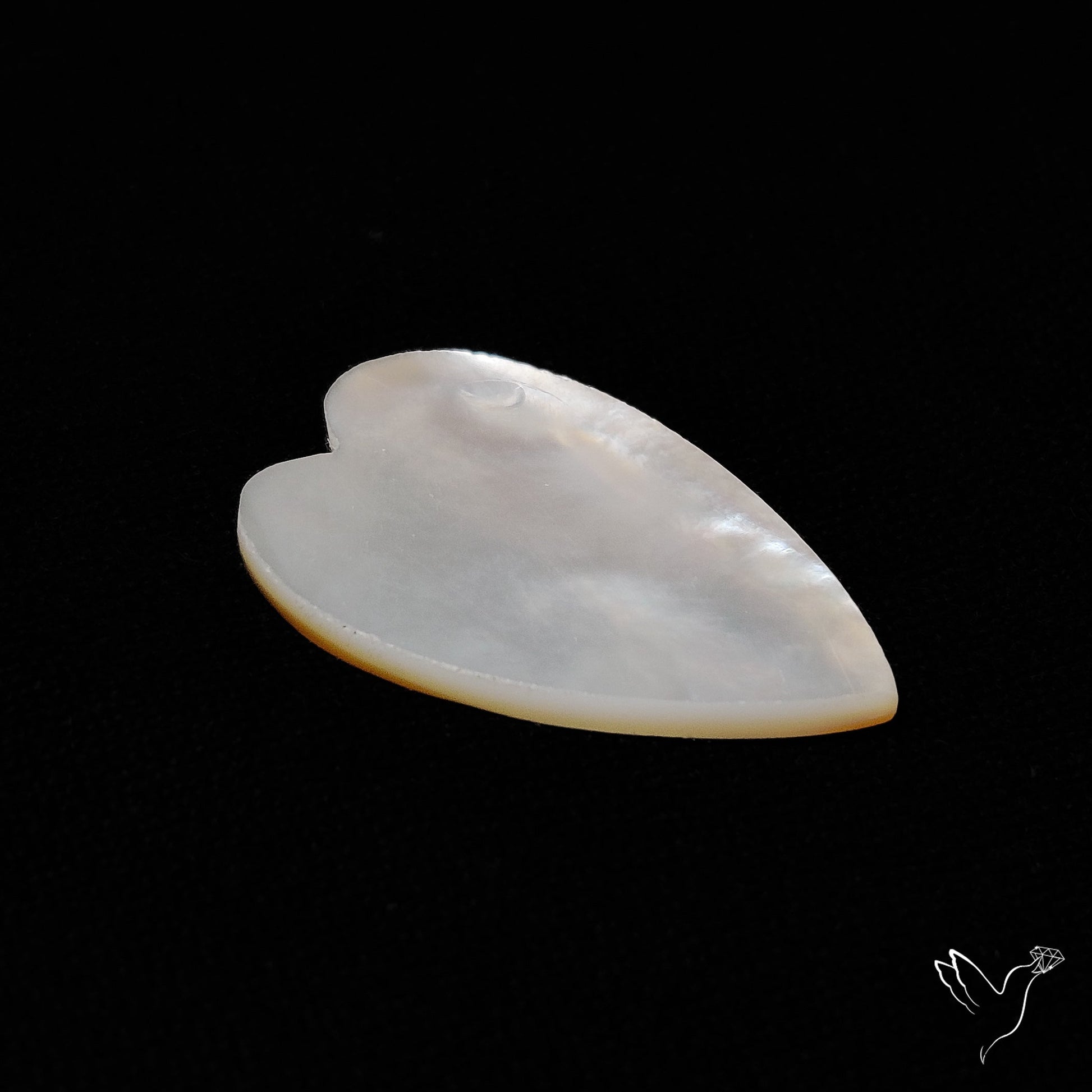 Mother Of Pearl Heart Carving