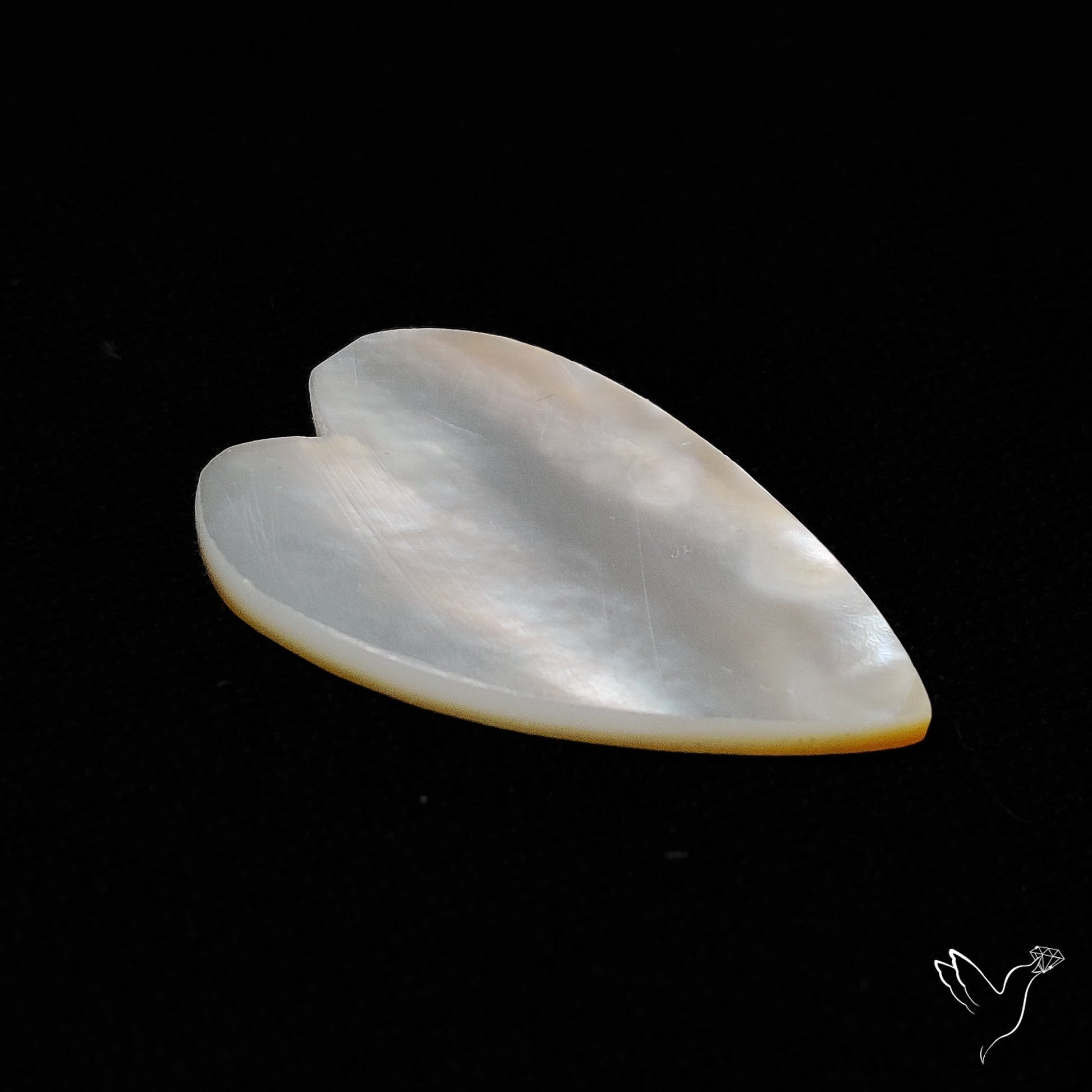 Mother Of Pearl Heart Carving