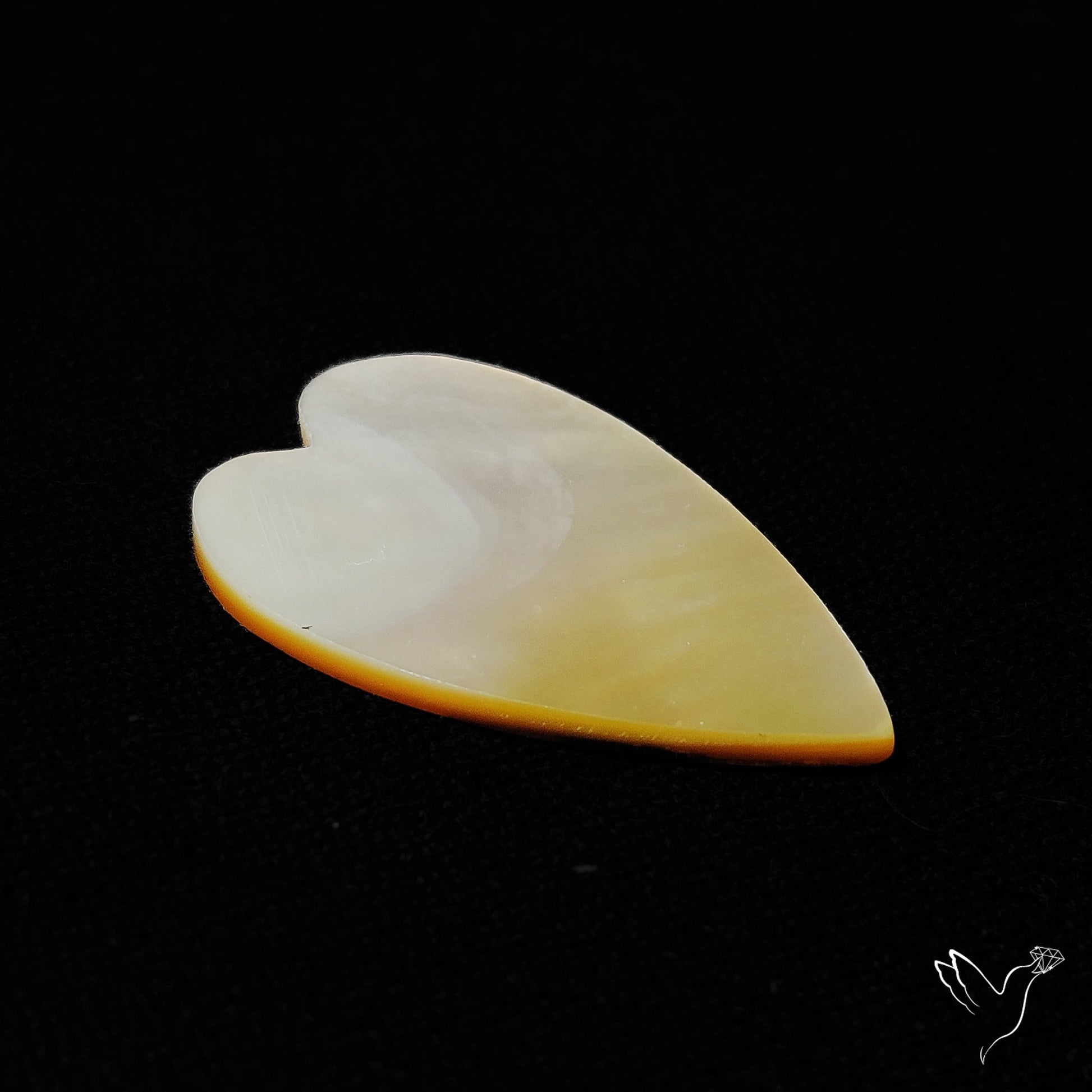 Mother Of Pearl Heart Carving
