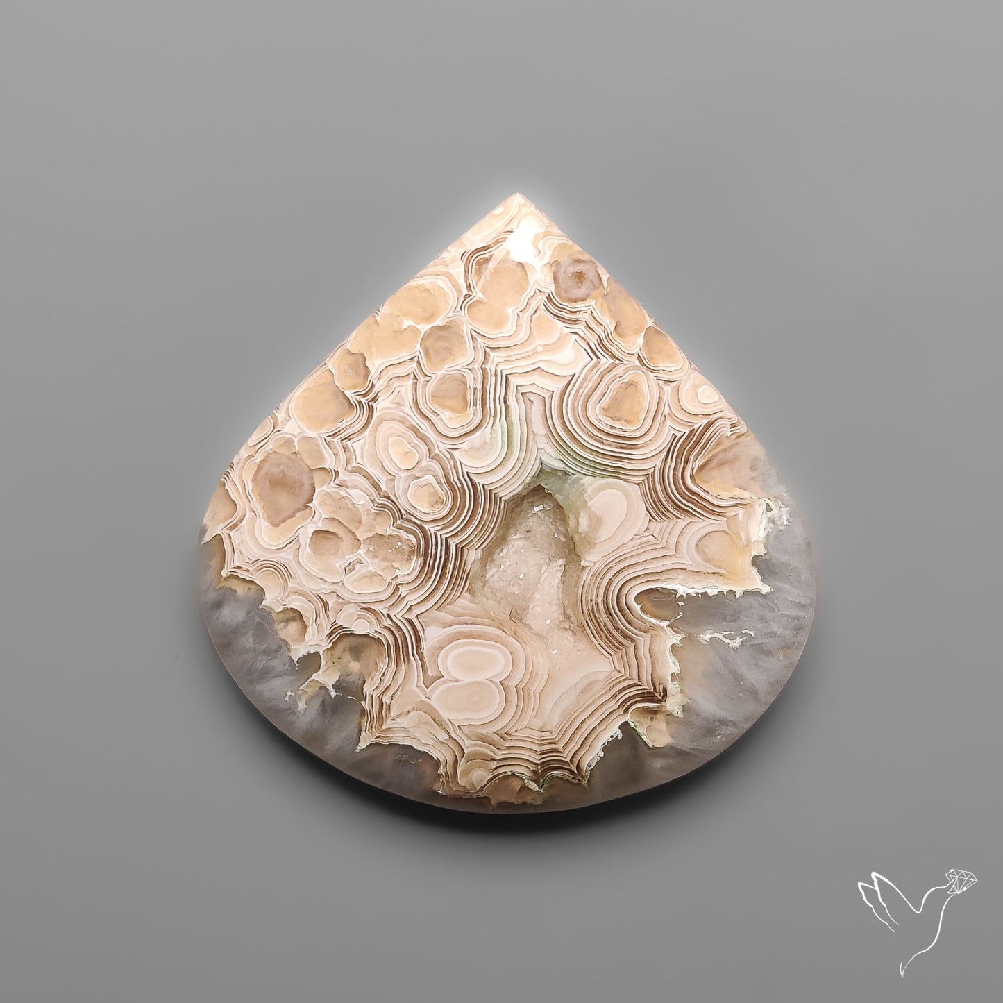 Crazylace Agate With Pocket Druzy