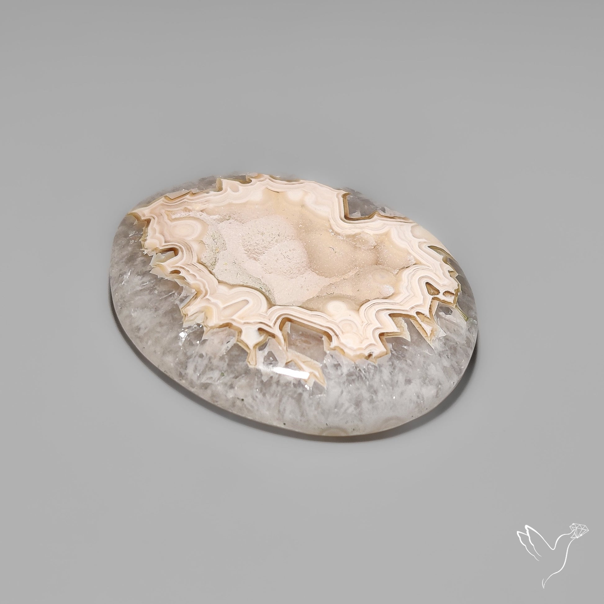 Crazylace Agate With Pocket Druzy