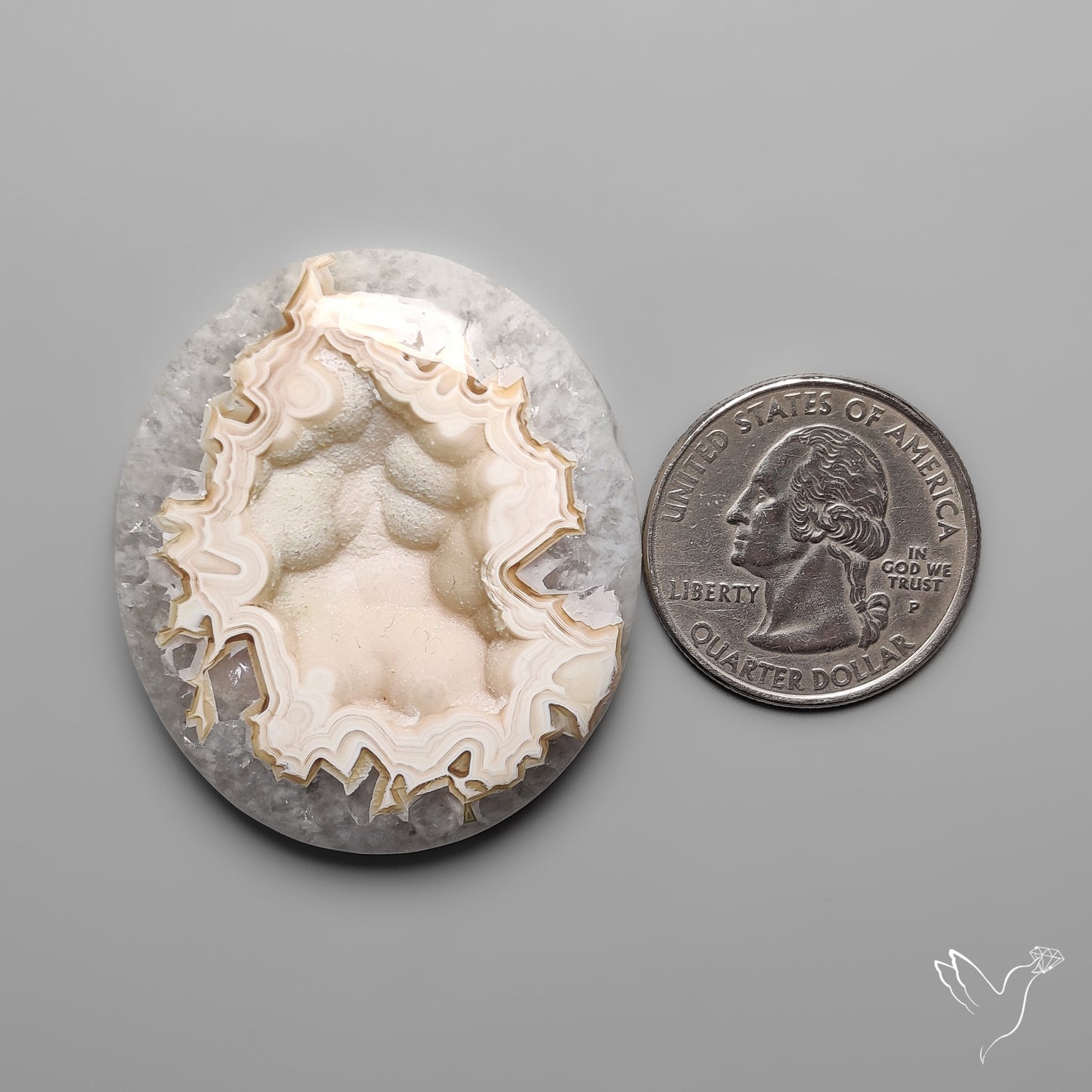 Crazylace Agate With Pocket Druzy