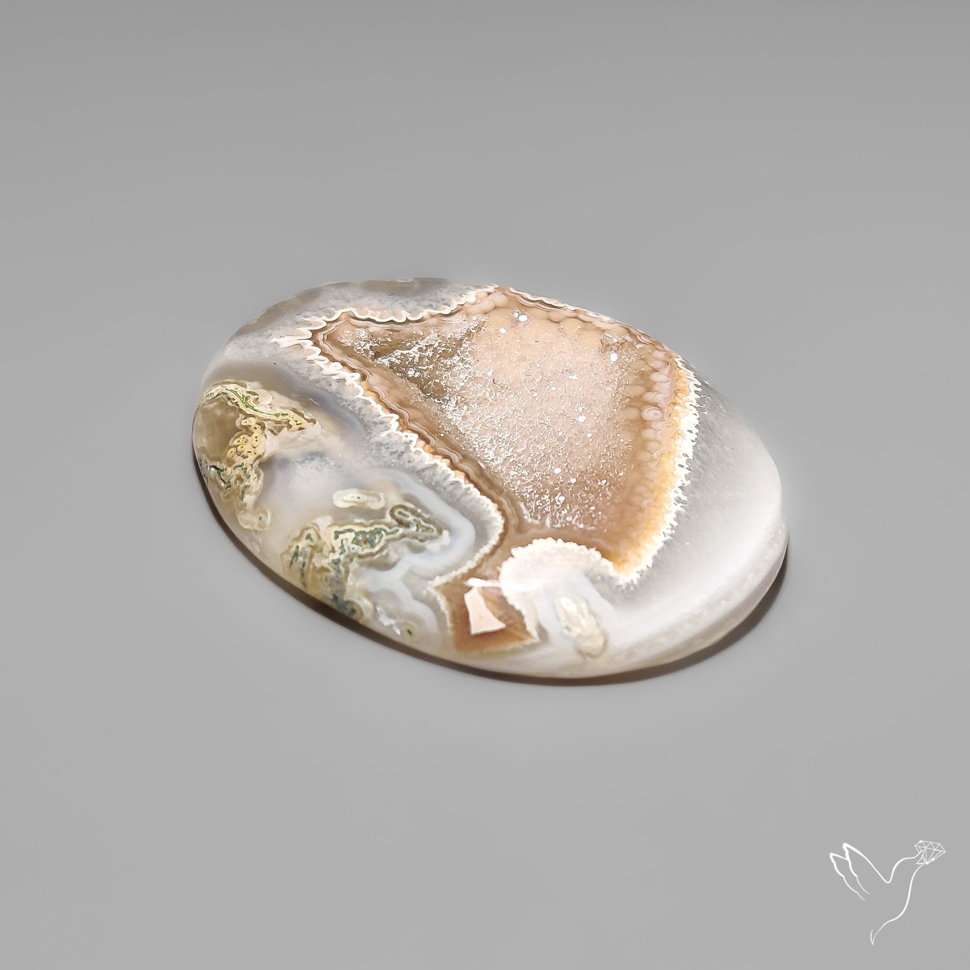 Crazylace Agate With Pocket Druzy