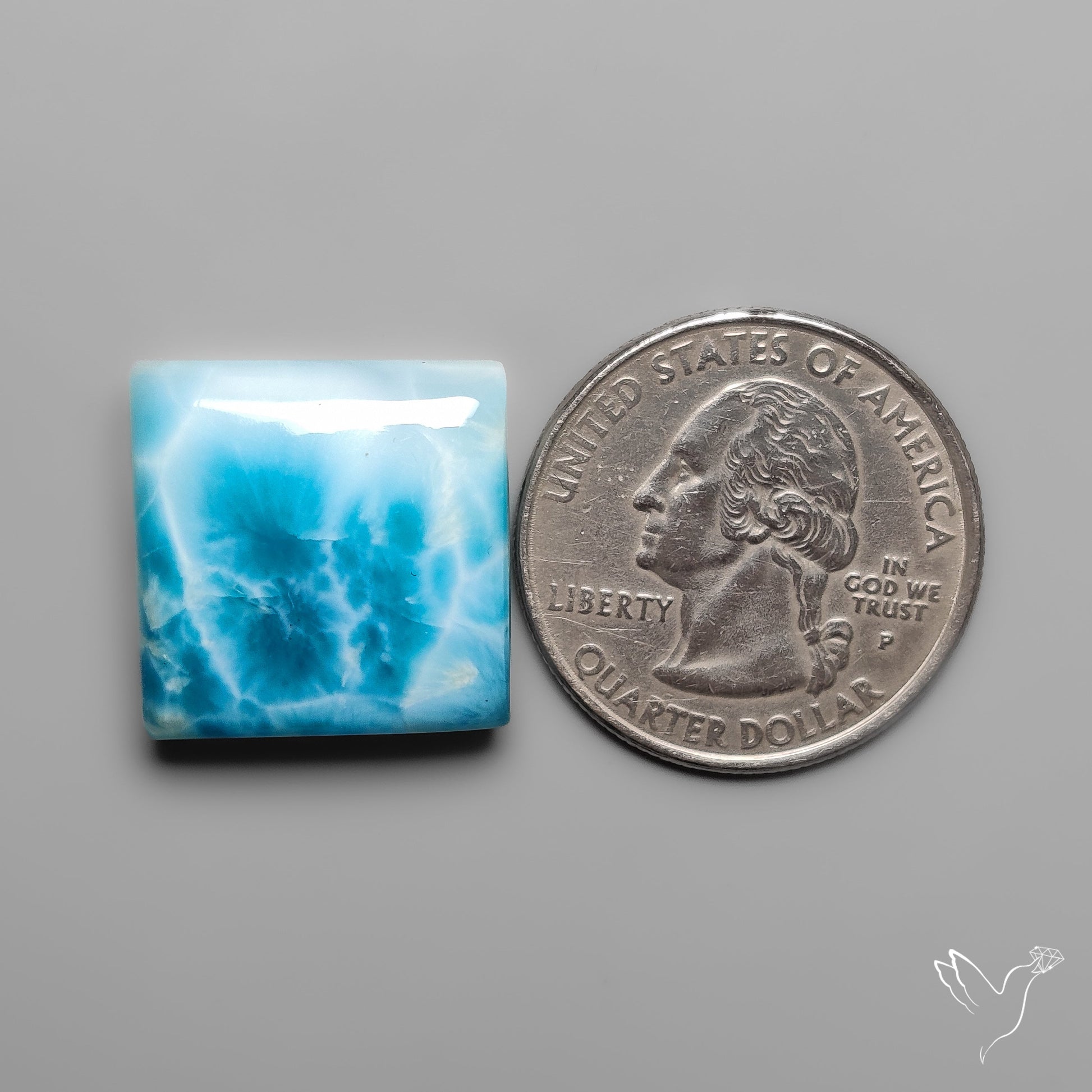 AAA Top Grade Larimar Cabochon