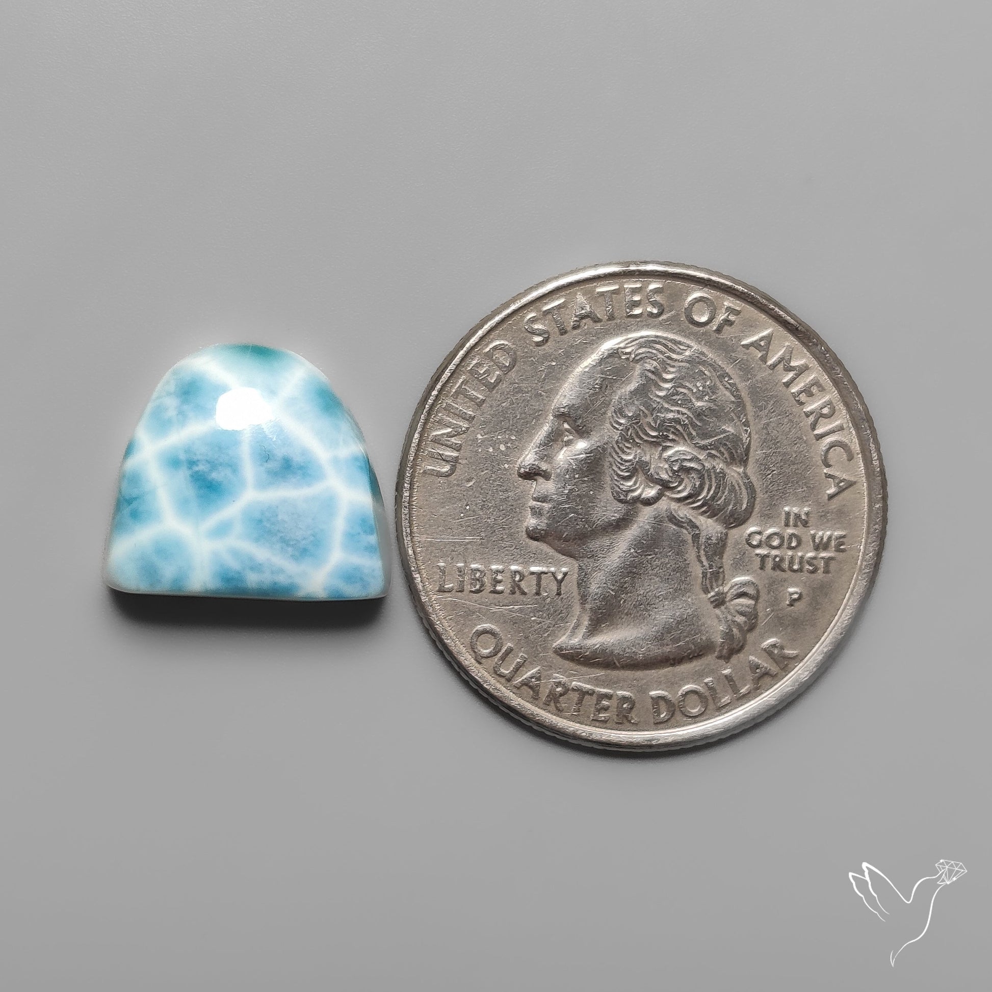 AAA Top Grade Larimar Cabochon