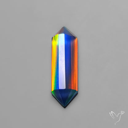 Step Cut Aurora Opal Doublets