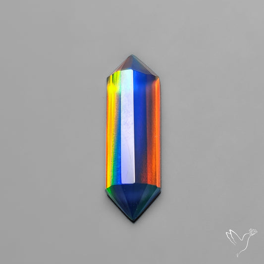 Step Cut Aurora Opal Doublets