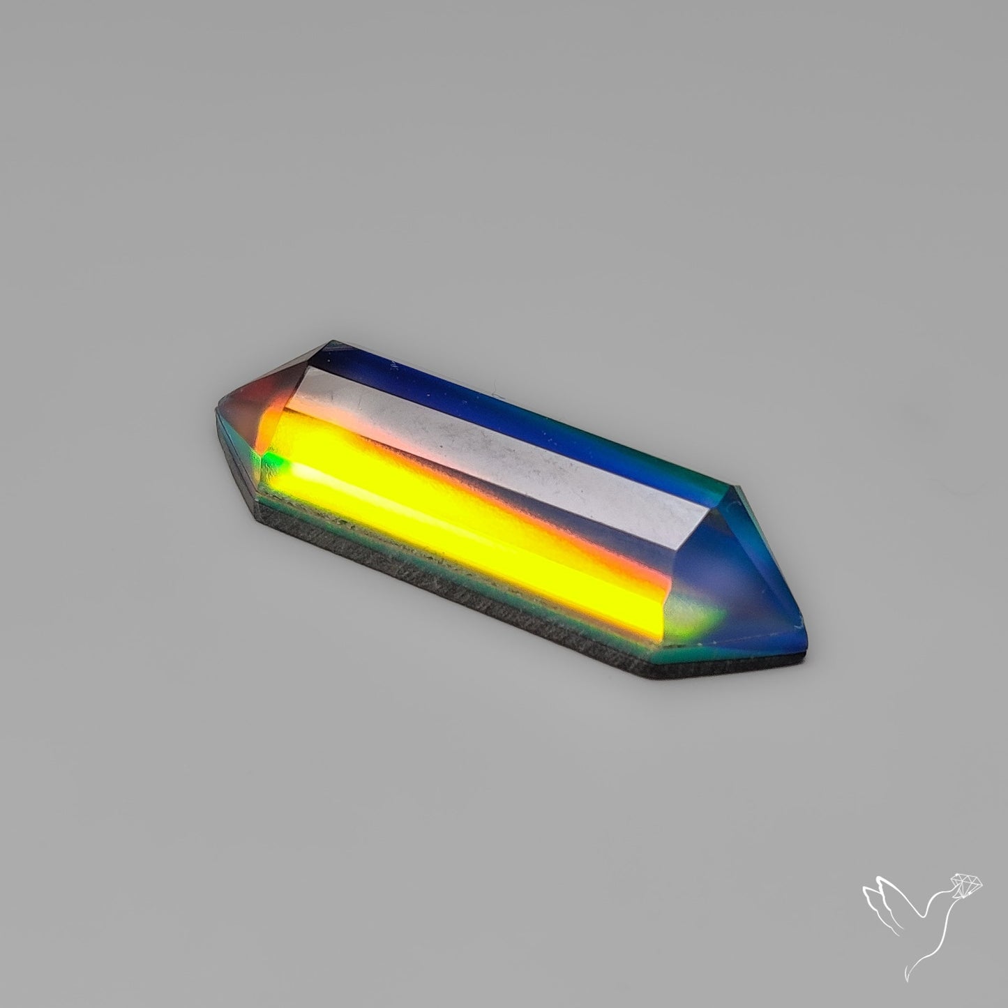 Step Cut Aurora Opal Doublets