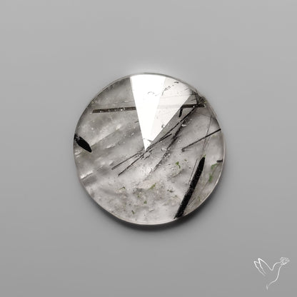 Step Cut Black Tourmalinated Quartz