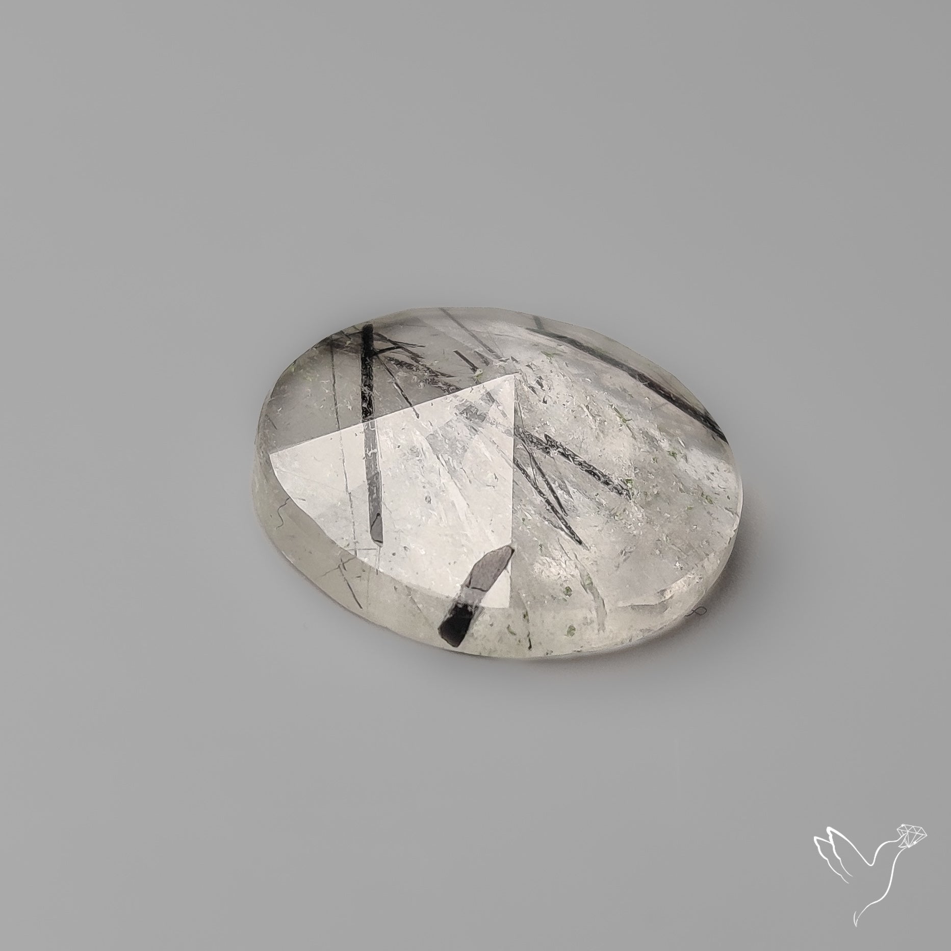 Step Cut Black Tourmalinated Quartz