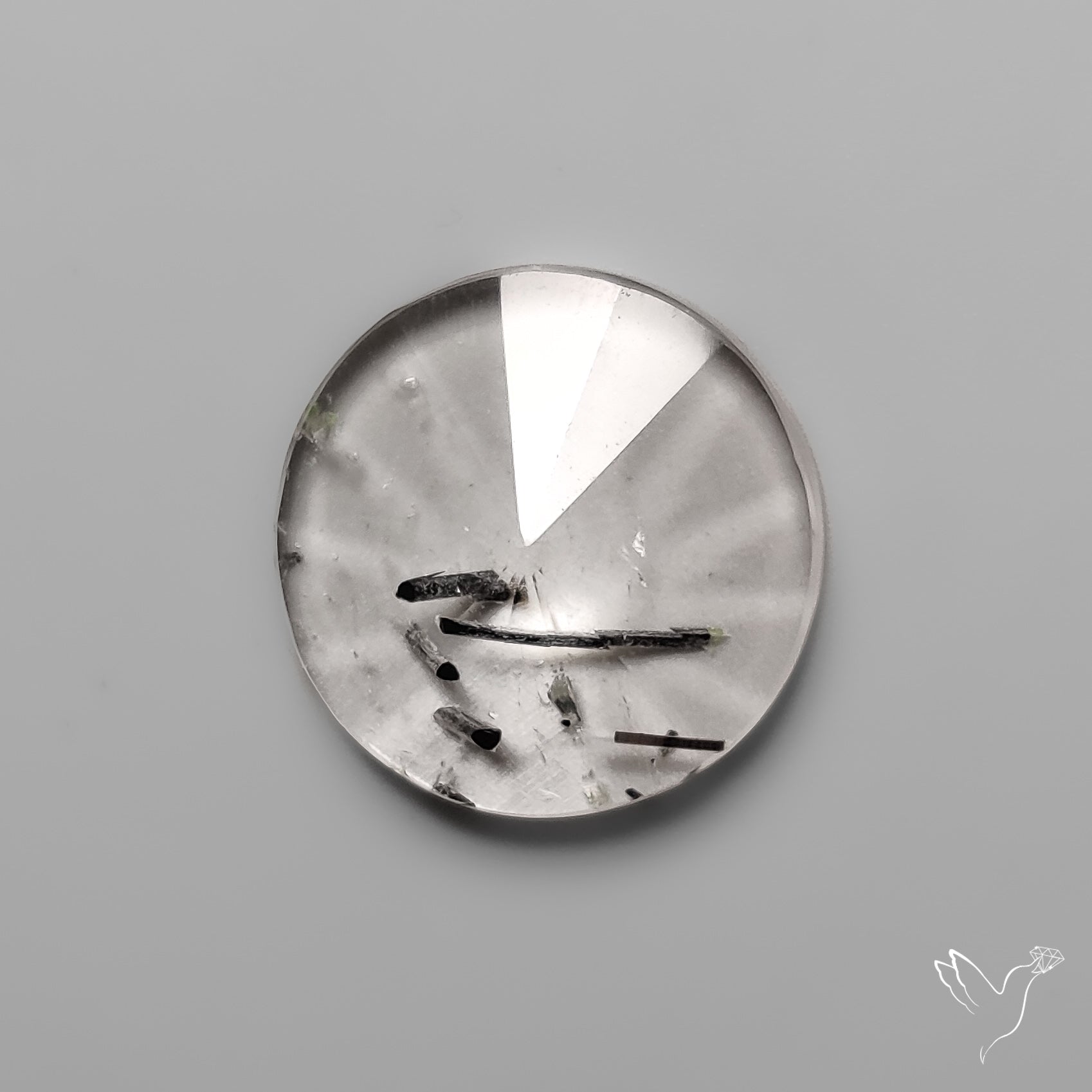 Step Cut Black Tourmalinated Quartz