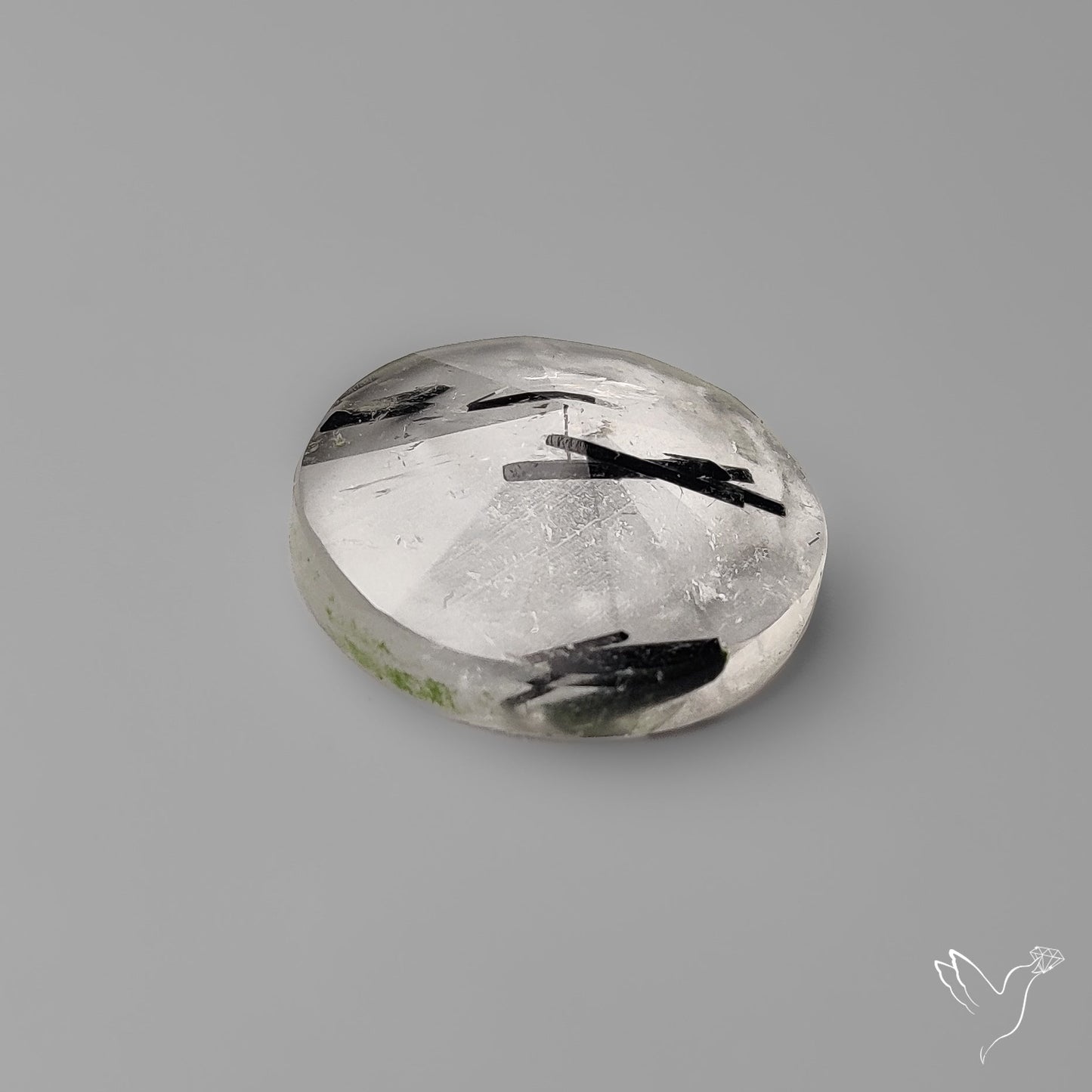 Step Cut Black Tourmalinated Quartz