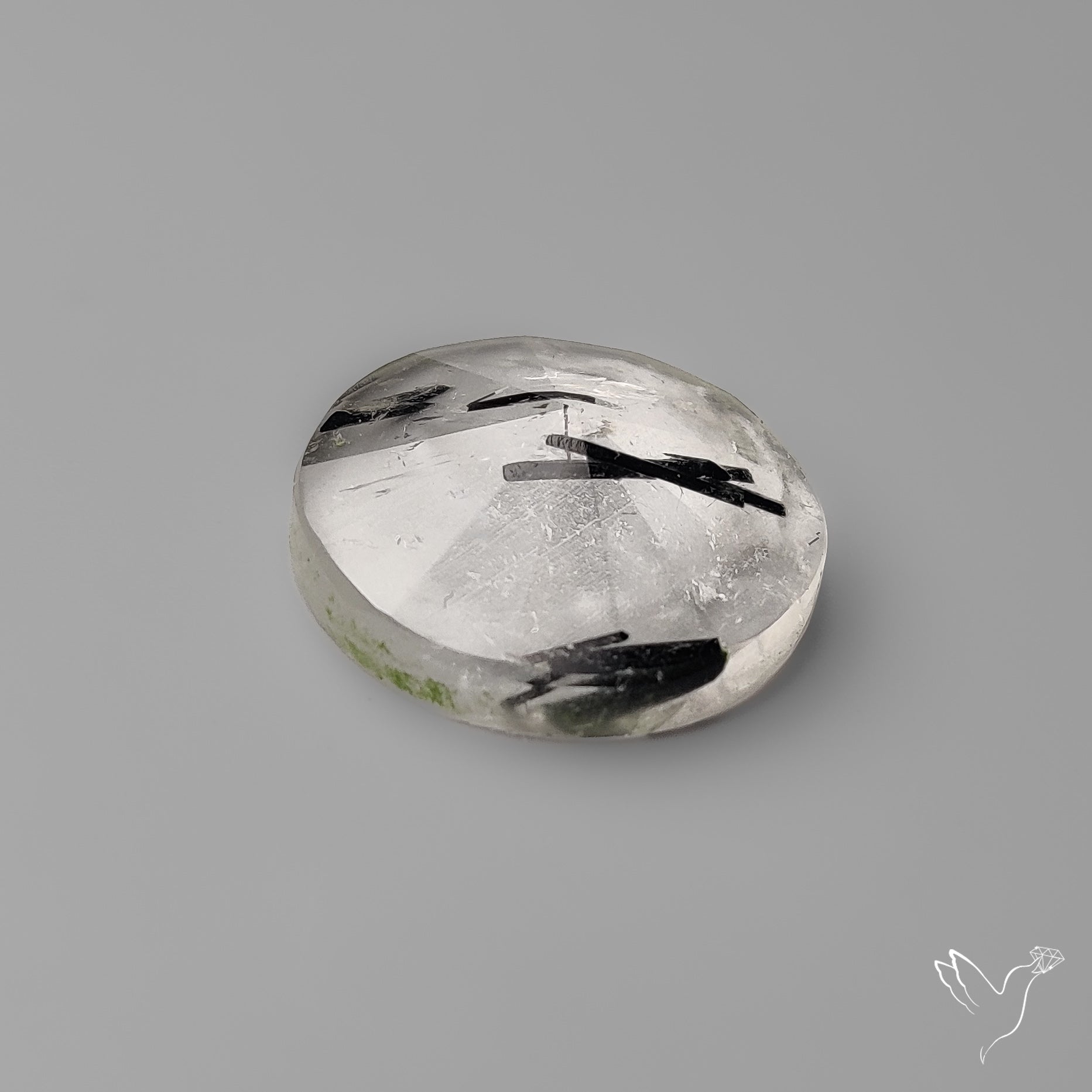 Step Cut Black Tourmalinated Quartz