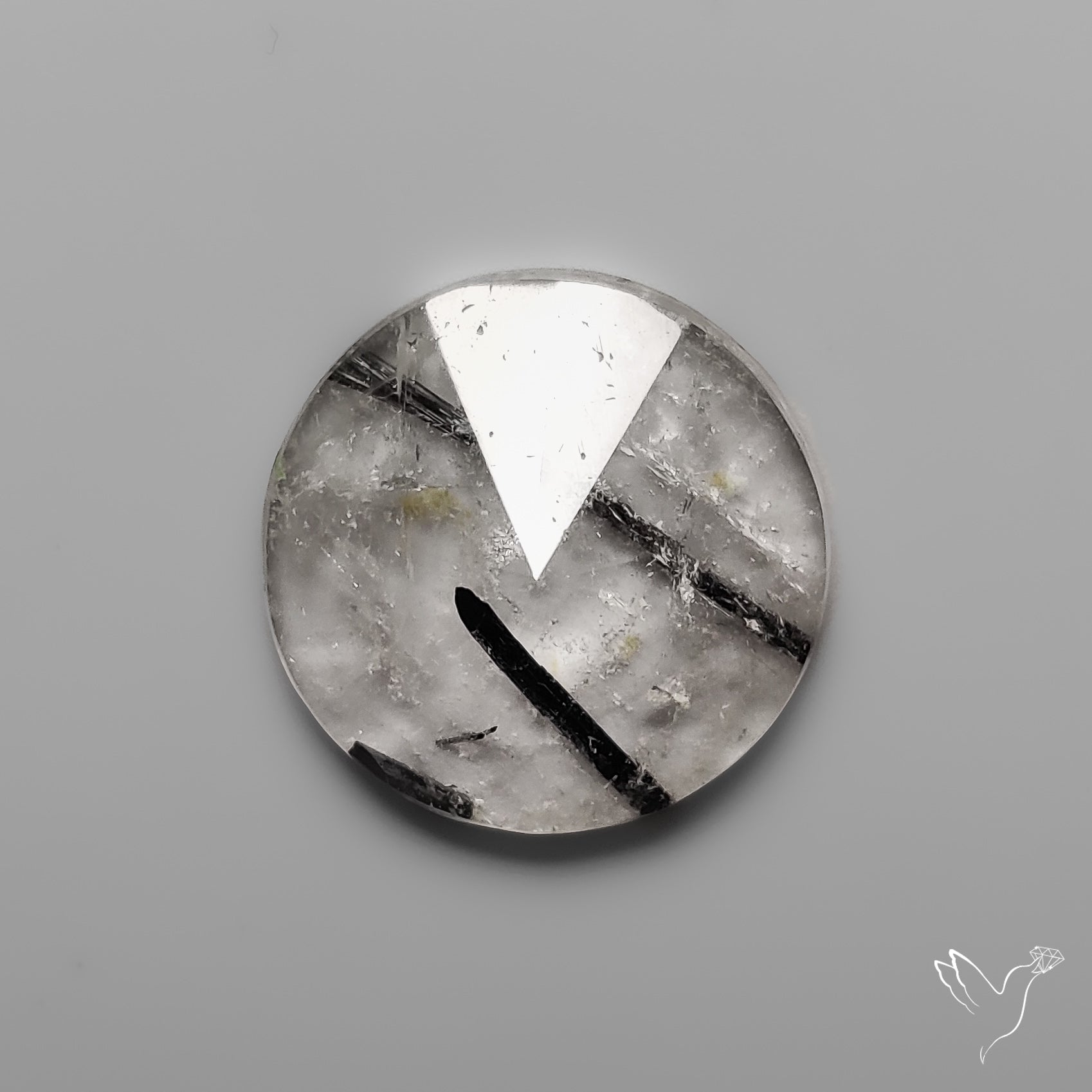 Step Cut Black Tourmalinated Quartz